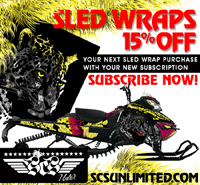 Subscribe to SledHeads and get 15% off your SCS Sled Wrap